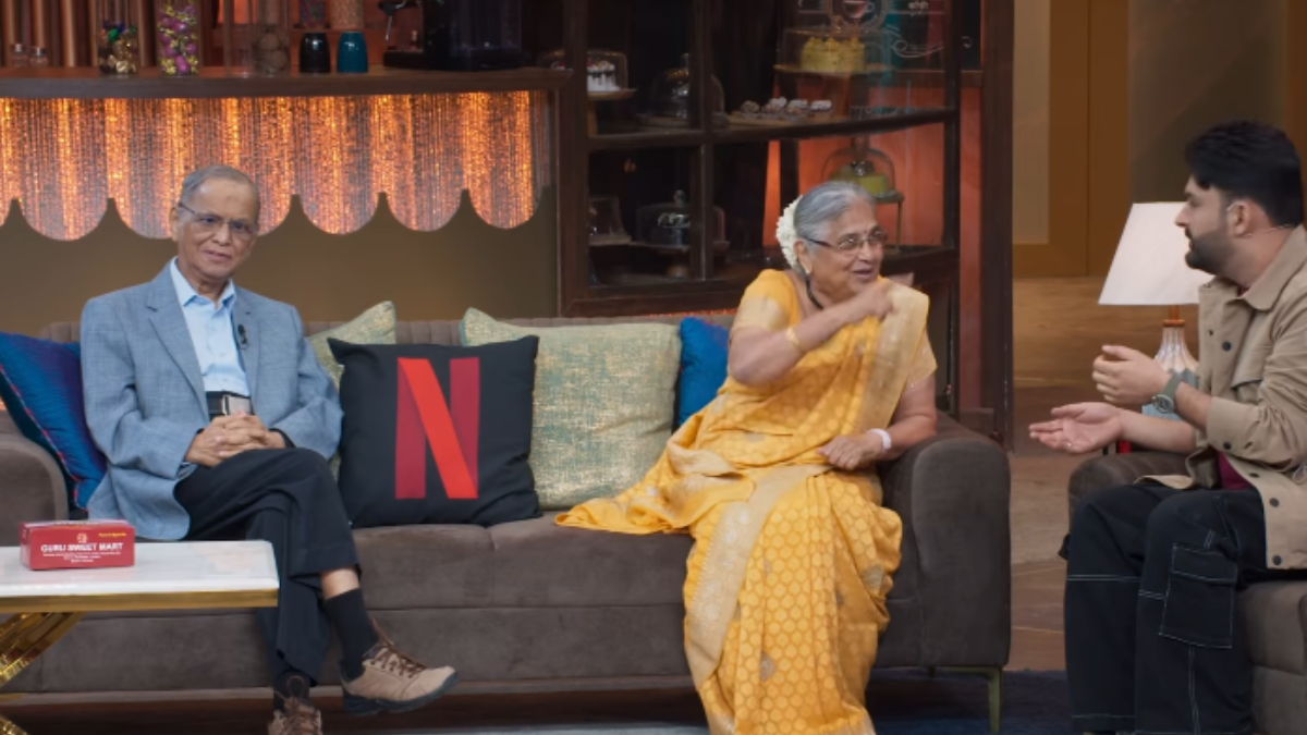 Sudha Murthy Jokes About ‘Terrible’ Cooking That Keeps Narayana Murthy’s Weight In Check; ‘Wives Should Cook Bad’